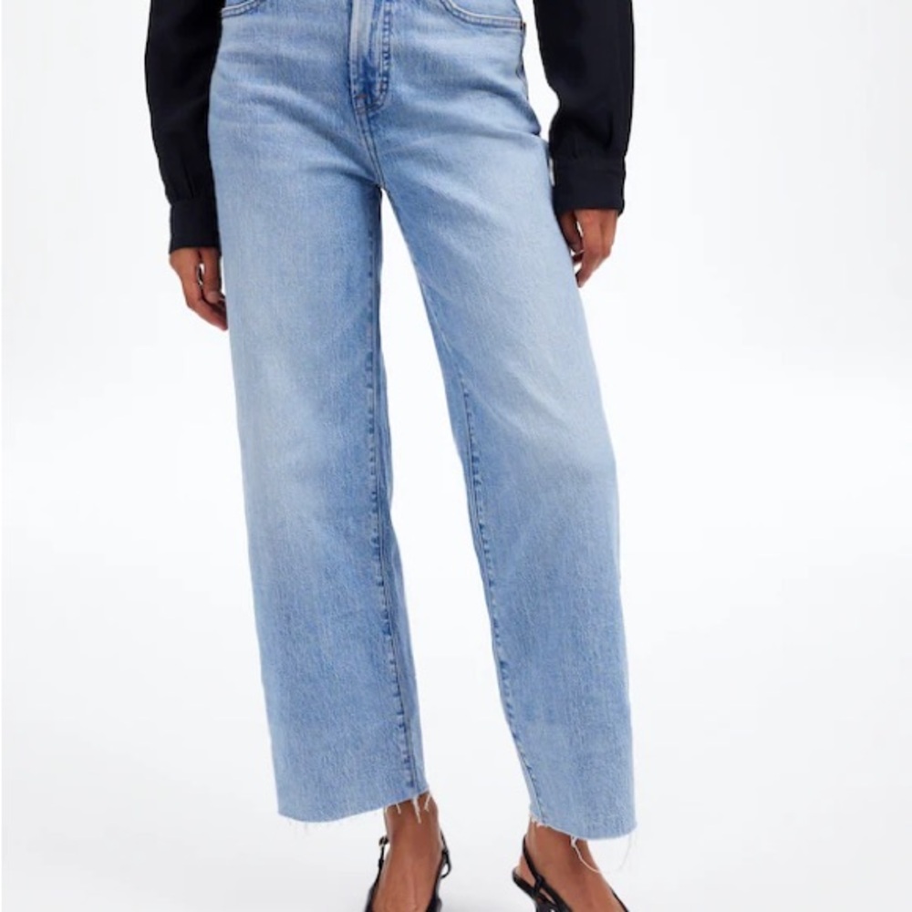 Madewell Perfect Vintage Wide-Leg Crop Jean